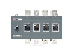 Рубильник 630A 4P реверсивный без рукоятки управления TwinBlock EKF tb-s-630-4p-rev