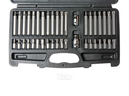 Набор бит TORX, HEX, SPLINE с адаптерами 3/8" & 1/2" (в кейсе) 40 предметов JTC JTC-3965