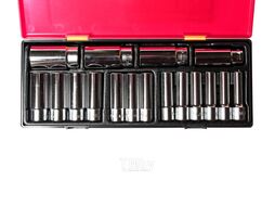 Набор головок торцевых глубоких 6-гранных 1/2" 10-32мм (в кейсе) 17шт JTC JTC-K4171