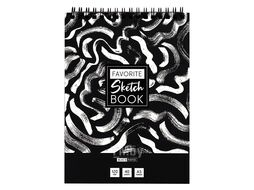 Скетчбук "Black line. Strokes" 14,5*20 см, 120г/м, 40л, разноцветный Greenwich Line SkА540_38363