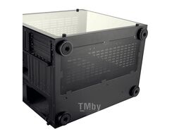 Корпус V520 GINZZU черный, стеклянный куб (MidiTower Micro-ATX/Mini-ITX) 2*USB2.0, 1*USB3.0