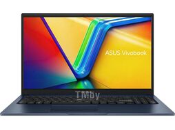 Ноутбук Asus VivoBook / X1504VA-BQ481 / i5-1335U / 15.6 FHD IPS / UHD Graphics / 16 Gb / 512Gb / DOS / noODD / Blue