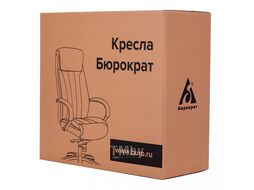 Кресло руководителя Бюрократ T-9922SL черный кожа крестов. металл хром