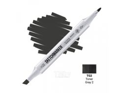 Маркер перм., худ. двухсторонний, B41 зеленый персидский Sketchmarker SM-B41