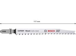 Пилка лобз. по дереву Т308В (3 шт.) Wood 2-side clean, HCS, Expert BOSCH MAKITA 2608900550