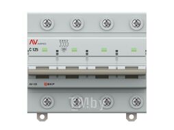 Выключатель автоматический AV-125 4P 125A (C) 10kA EKF AVERES mcb125-4-125C-av