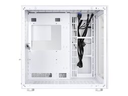 Корпус V560 GINZZU белый, стеклянный куб (MidiTower Micro-ATX/Mini-ITX) 2*USB2.0, 1*USB3.0