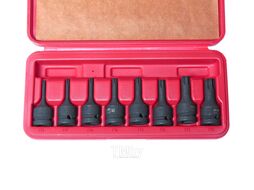 Набор головок ударных TORX 1/2" T25-T60, длина 60мм (в кейсе) 9 предметов JTC JTC-J408T
