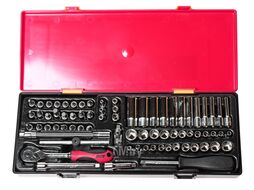 Набор головок 1/4" (в кейсе) 73 предмета JTC JTC-K2732