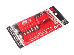 Набор бит 1/4"DR TORX с отверстием T10H-T40H с Г-образным держателем 8 предметов JTC JTC-5358