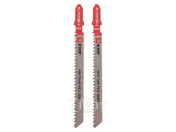 Пилки для электролобзика обратные T101BR (чистовой рез по ДВП)(SK5)(2 шт) EKF Expert pl-t101br-2