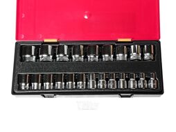 Набор головок торцевых 6-гранных 1/2" 8-32мм (в кейсе) 22шт JTC JTC-K4221
