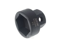 Головка торцевая ударная мини 6-гранная 1/2" х 24мм, длина 28мм JTC JTC-442824