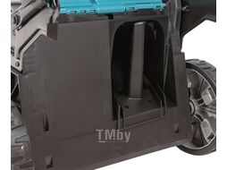 Газонокосилка аккумуляторная MAKITA DLM538CT2 (18.0 В, 2 акк., 5.0 А/ч, Li-Ion, шир. 500 мм, выс. 20-100 мм, пластм. корпус, травосборник 70)