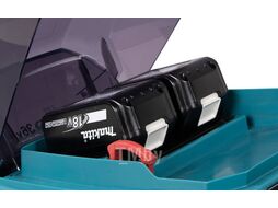 Газонокосилка аккумуляторная MAKITA DLM538CT2 (18.0 В, 2 акк., 5.0 А/ч, Li-Ion, шир. 500 мм, выс. 20-100 мм, пластм. корпус, травосборник 70)