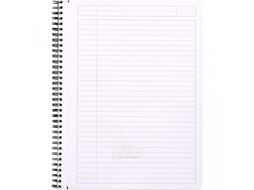 Блокнот A4+ 225*297 мм, 80 л., лин. "Rhodia" спираль сбоку, обл. карт., оранжевый Clairefontaine 193108C