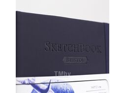 Скетчбук для графики и маркеров "Bristol Touch" A5, 180 г/м2, 50 л., малиновый, сшивка Малевичъ 401432