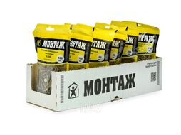 Саморез универсальный 4.0x60, желтый цинк, дой-пак M, (120шт) МОНТАЖ MD001152