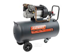 Компрессор поршневой масляный Professional 100-400, 400 л/мин, 8 бар, 2200 Вт, 100 л, быстросъемный 1/4" + "елочка" Patriot 525301955