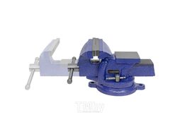 Тиски стальные поворотные с наковальней 4"-100мм RockFORCE RF-6540204W