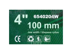 Тиски стальные поворотные с наковальней 4"-100мм RockFORCE RF-6540204W