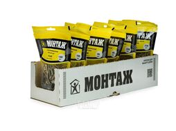 Саморез универсальный 4.5x40, желтый цинк, дой-пак M, (180шт) МОНТАЖ MD001159