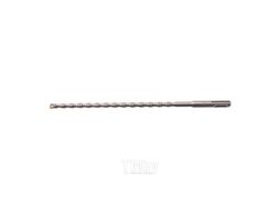 Бур по бетону, двойная спираль, Cobalt W-tip, 8x260 мм, SDS PLUS Denzel 705014