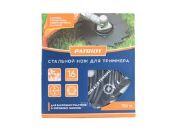 Нож TBS-16, D=230*25,4мм, толщина 1,6 мм 16 - зубый Patriot 809115215