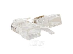 Коннектор RJ-45 TERACOM неэкранированный 8P8C Cat.5E универсальный (упак.50шт) EKF TRC-PLUG-5EUTP-50