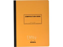 Книга для записей B5 190*250, 80л., лин "Rhodia Classic" склейка сбоку, обл. карт., черный Clairefontaine 119249C