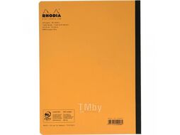 Книга для записей B5 190*250, 80л., лин "Rhodia Classic" склейка сбоку, обл. карт., черный Clairefontaine 119249C