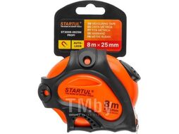 Рулетка 8м/25мм STARTUL PROFI (ST3009-0825M) (Нейлоновое покрытие, автостоп, магнитный зацеп)