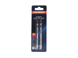 Пилка для лобзика T301CDF по дереву, 2шт в блистере Patriot 814010012
