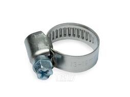 Хомут червячный (25-38 мм), ширина 9 мм, DIN3017-1, НЕРЖ. СТАЛЬ SS201, W2, винт оцинк. (5шт) EKT CV013122M