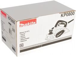 Рубанок электрический MAKITA KP 0800 в кор. (620 Вт, шир. до 82 мм, глуб. до 2.5 мм) (KP0800)