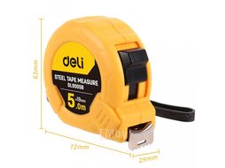 Рулетка "9005B" 5 м/19 мм, желтый Deli EDL9005B