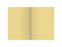 Тетрадь А4 80 л., клет. "Smart paper. No 3" спираль сбоку, обл. карт., мат. ламинация, сиреневый КанцЭксмо ТС4804953