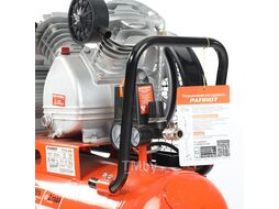 Компрессор поршневой ременной PTR 50-450A, 450 л/мин, 10 бар, 2200 Вт, 50 л, быстросъемный 1/4" + "елочка" Patriot 525306325