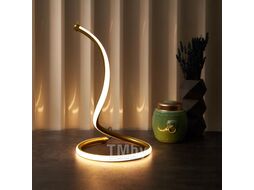Светильник декоративный Spiral Uno, LED, 2Вт, 3000К, 5В, золотой REXANT 609-032