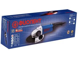 УШМ (болгарка) двуручная ФИОЛЕНТ МШУ 1-23-230 Б в кор. (2300 Вт, диск 230х22 мм, плавный пуск, без регул. об.) (МШУ1-23-230Б)