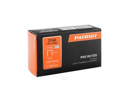 Скоба PNS 80/10S для пневмостеплера ASG 180, обивочная, тип 80 (21GA), длина 10, ширина 12,8 мм, сечение 0,65 x 0,95 мм, сталь, 5000 штук Patriot 830902156