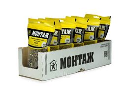 Саморез универсальный 4.0x45, желтый цинк, дой-пак M, (200шт) МОНТАЖ MD001150