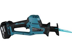 Аккум. сабельная пила MAKITA DJR189RTJ в кейсе (18.0 В, 2 акк., 5.0 А/ч, Li-Ion, дерево до 255 мм, металл до 130 мм)