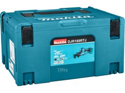 Аккум. сабельная пила MAKITA DJR189RTJ в кейсе (18.0 В, 2 акк., 5.0 А/ч, Li-Ion, дерево до 255 мм, металл до 130 мм)