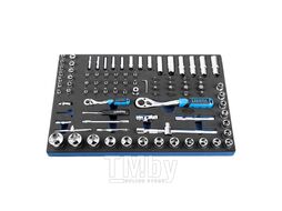 Набор инструмента 1/2" и 1/4" 94 пр. в ложементе EVA Licota ACK-E8010F