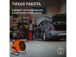 Тепловентилятор электрический PT-R 15, 380В, терморегулятор, нерж.ТЭН, вилка встраиваемая на блоке управления Patriot 633307299