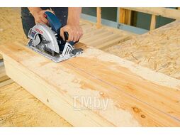 Циркулярная пила BOSCH GKS 65 в кор. (1600 Вт, диск 190х30 мм, до 65 мм, без регул. об.) (0601667000)