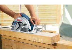 Циркулярная пила BOSCH GKS 65 в кор. (1600 Вт, диск 190х30 мм, до 65 мм, без регул. об.) (0601667000)