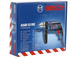 Дрель ударного действия GSB 13 RE, 600 Вт, БЗП, картон (0601217100) (BOSCH)