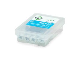 Винт 6х 25 пот. гол. POZI, цинк, DIN 965, (10шт) EKT B006589